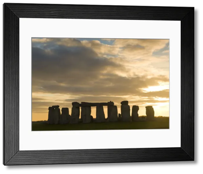 Framed Print : Stonehenge, Wiltshire, UK at sunset Framed Print : Stonehenge, Wiltshire, UK at sunset