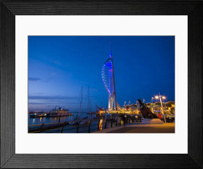 Framed Print : UK, England, Hampshire, Portsmouth, Gunwharf Marina, Spinnaker Tower Framed Print : UK, England, Hampshire, Portsmouth, Gunwharf Marina, Spinnaker Tower