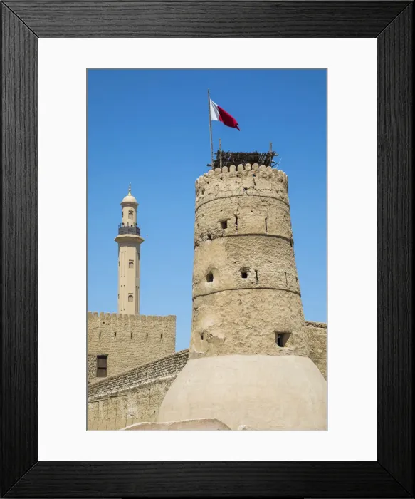 Framed Print : Dubai Museum and Al Fahidi Fort, Dubai, United Arab Emirates