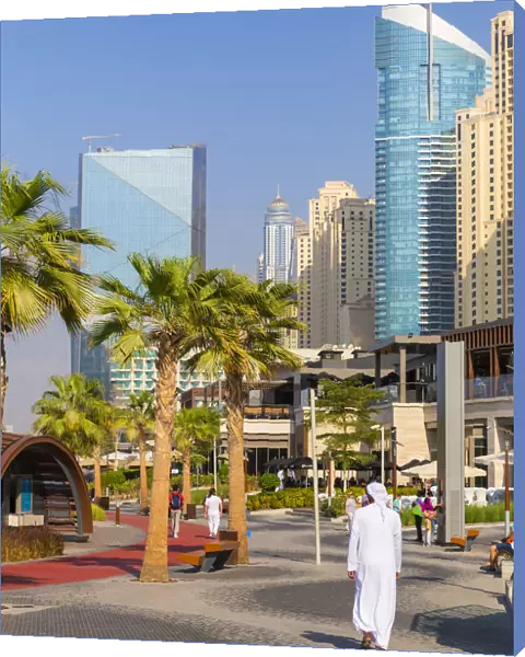 UAE, Dubai, Dubai Marina, Marina Promenade