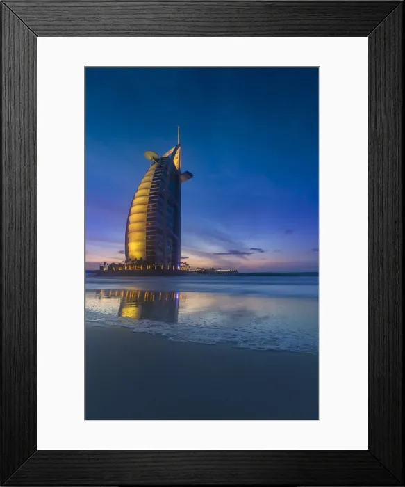 Framed Print : UAE, Dubai, Jumeirah, Burj Al Arab Hotel Framed Print : UAE, Dubai, Jumeirah, Burj Al Arab Hotel
