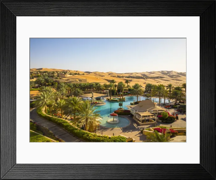 Framed Print : Anantara Qasr Al Sarab resort, Empty Quarter (Rub Al Khali), Abu Dhabi, United Arab Framed Print : Anantara Qasr Al Sarab resort, Empty Quarter (Rub Al Khali), Abu Dhabi, United Arab