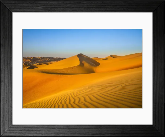 Framed Print : Empty Quarter (Rub Al Khali), Abu Dhabi, United Arab Emirates