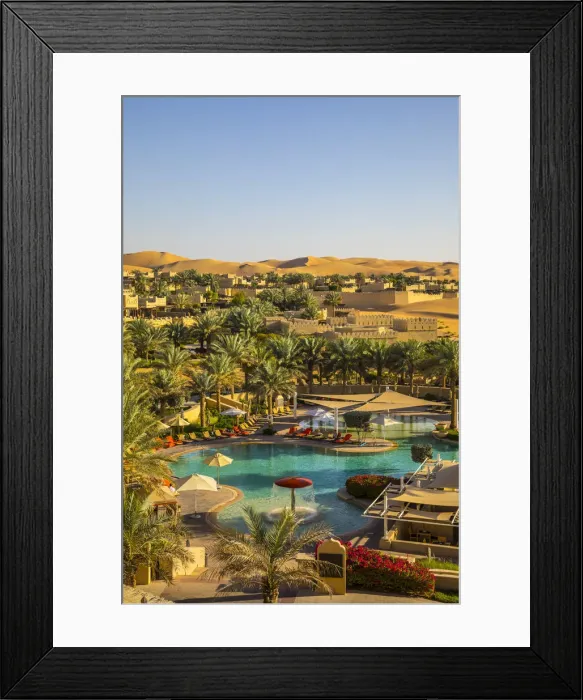 Framed Print : Anantara Qasr Al Sarab resort, Empty Quarter (Rub Al Khali), Abu Dhabi, United Arab Framed Print : Anantara Qasr Al Sarab resort, Empty Quarter (Rub Al Khali), Abu Dhabi, United Arab