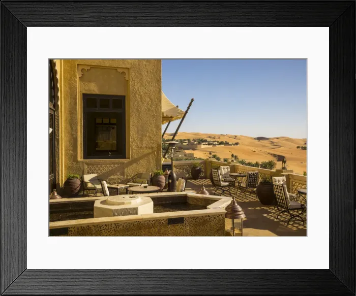 Framed Print : Anantara Qasr Al Sarab resort, Empty Quarter (Rub Al Khali), Abu Dhabi, United Arab Framed Print : Anantara Qasr Al Sarab resort, Empty Quarter (Rub Al Khali), Abu Dhabi, United Arab