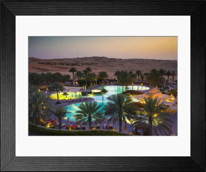 Framed Print : Anantara Qasr Al Sarab resort, Empty Quarter (Rub Al Khali), Abu Dhabi, United Arab Framed Print : Anantara Qasr Al Sarab resort, Empty Quarter (Rub Al Khali), Abu Dhabi, United Arab