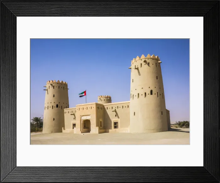 Framed Print : Al Yabbana fort, Liwa Oasis, Empty Quarter (Rub Al Khali), Abu Dhabi, United Arab Framed Print : Al Yabbana fort, Liwa Oasis, Empty Quarter (Rub Al Khali), Abu Dhabi, United Arab