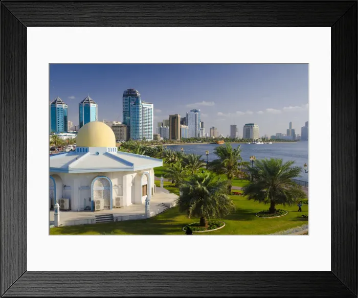 Framed Print : United Arab Emirates, Sharjah, Central Souq, also known as Blue Souq or Souq al-Markazi