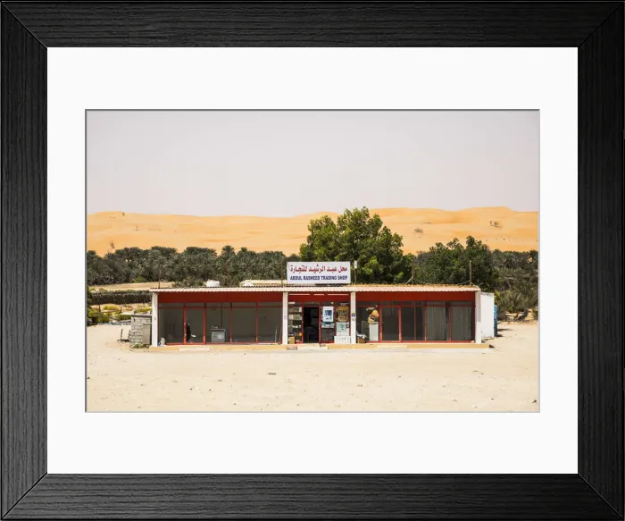 Framed Print : Local store, Liwa Oasis, Empty Quarter (Rub Al Khali), Abu Dhabi, United Arab Emirates Framed Print : Local store, Liwa Oasis, Empty Quarter (Rub Al Khali), Abu Dhabi, United Arab Emirates