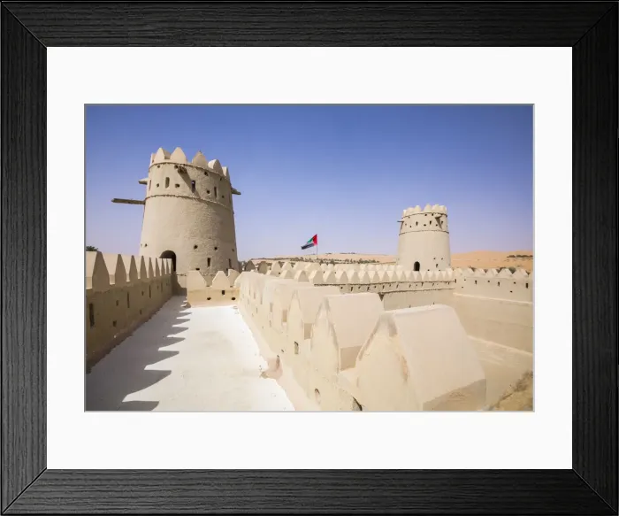 Framed Print : Attab Fort, iwa Oasis, Empty Quarter (Rub Al Khali), Abu Dhabi, United Arab Emirates Framed Print : Attab Fort, iwa Oasis, Empty Quarter (Rub Al Khali), Abu Dhabi, United Arab Emirates