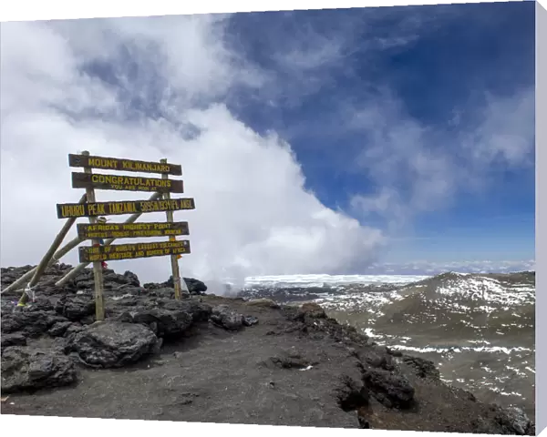 The Summit of Mount Kilimanjaro, Uhuru Peak, at 19, 340ft