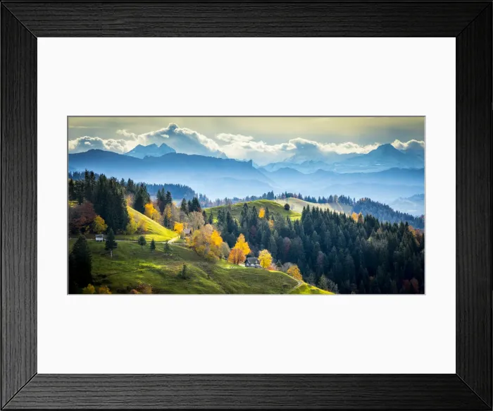 Framed Print : Emmental Valley, Berner Oberland, Switzerland Framed Print : Emmental Valley, Berner Oberland, Switzerland