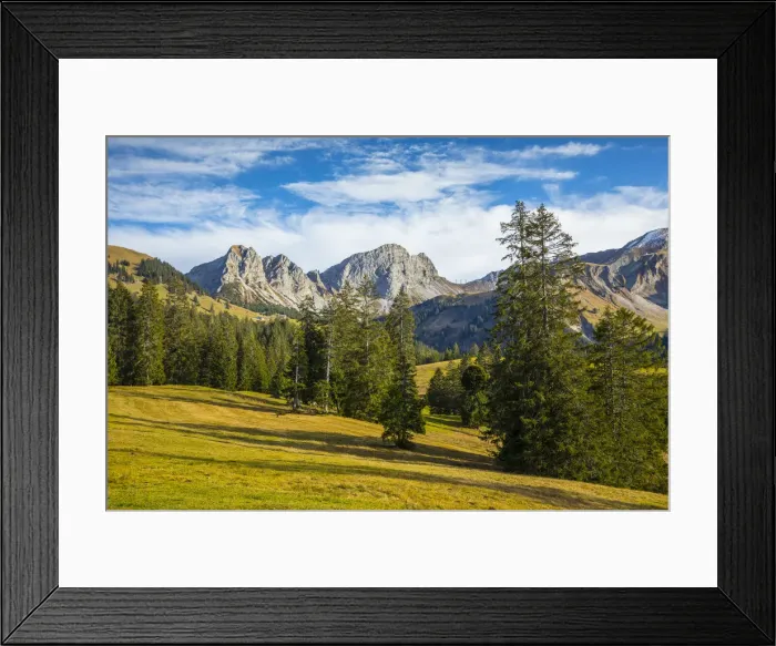 Framed Print : Glaubenberg Pass, Obwalden, Switzerland Framed Print : Glaubenberg Pass, Obwalden, Switzerland