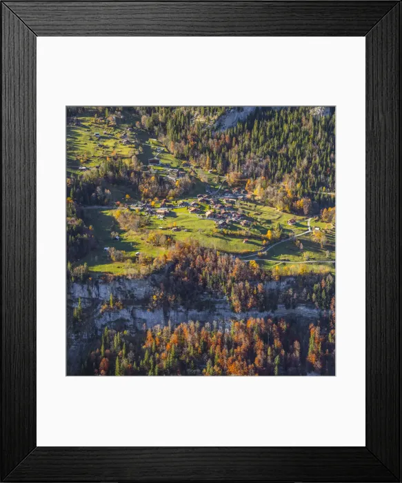 Framed Print : Isenfluh, Berner Oberland, Switzerland Framed Print : Isenfluh, Berner Oberland, Switzerland