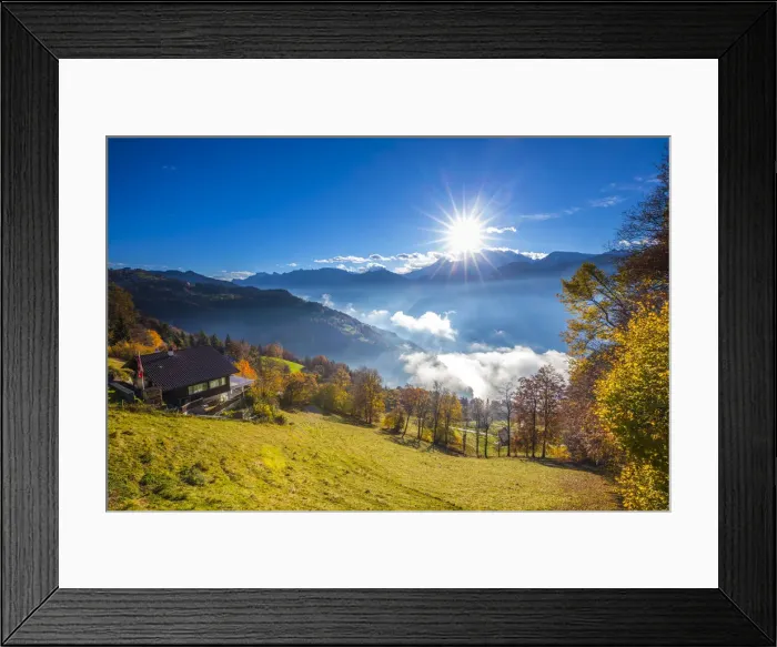 Framed Print : Beatenberg, Lake Thun, Berner Oberland, Switzerland Framed Print : Beatenberg, Lake Thun, Berner Oberland, Switzerland