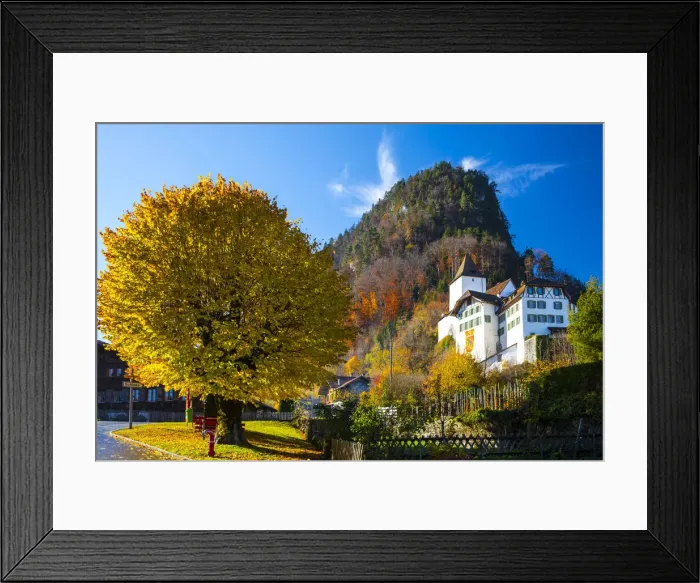 Framed Print : Wimmis castle, Berner Oberland, Switzerland Framed Print : Wimmis castle, Berner Oberland, Switzerland