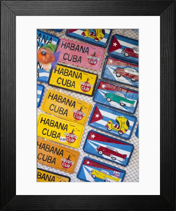 Framed Print : Souvenirs, Havana, Cuba Framed Print : Souvenirs, Havana, Cuba