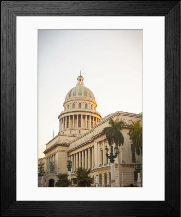 Framed Print : Capitolio, Havana, Cuba Framed Print : Capitolio, Havana, Cuba
