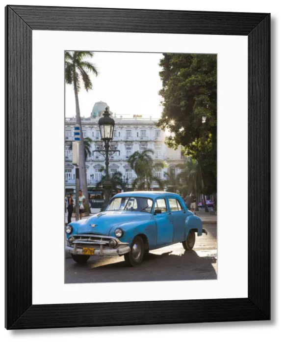 Framed Print : Cuba, Havana, Havana Vieja, detail of 1950s-era US car Framed Print : Cuba, Havana, Havana Vieja, detail of 1950s-era US car