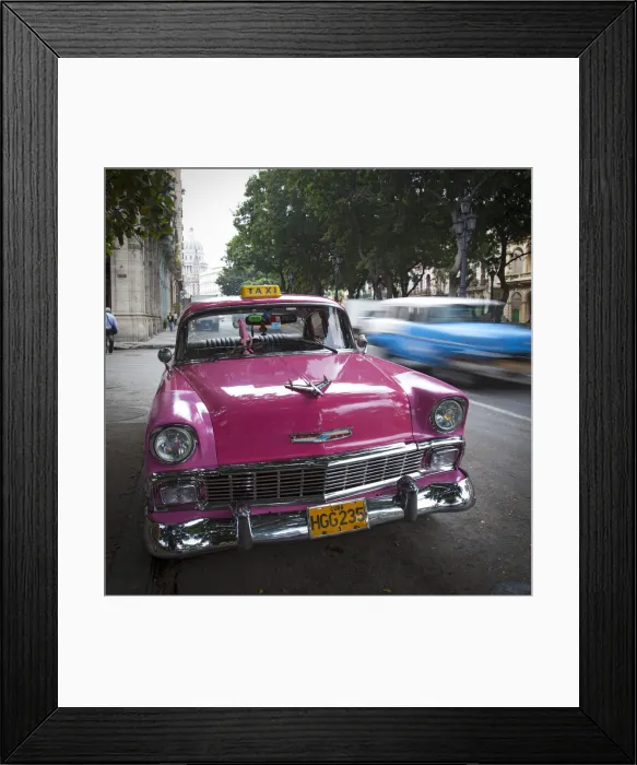 Framed Print : Classic American Car (Chevrolet), Paseo del Prado, Havana, Cuba Framed Print : Classic American Car (Chevrolet), Paseo del Prado, Havana, Cuba