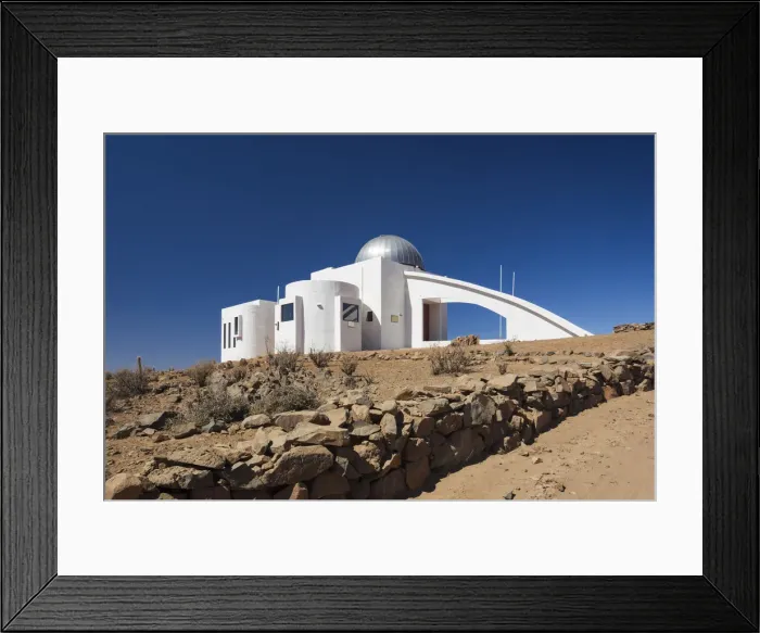 Framed Print : Chile, Andacollo, Observatorio Collowara, touristic astronomical observatory Framed Print : Chile, Andacollo, Observatorio Collowara, touristic astronomical observatory
