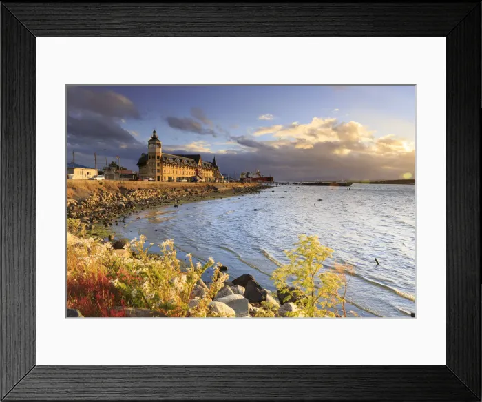 Framed Print : Chile, Patagonia, Puerto Natales, gateway town to Torres del Paine National Park Framed Print : Chile, Patagonia, Puerto Natales, gateway town to Torres del Paine National Park