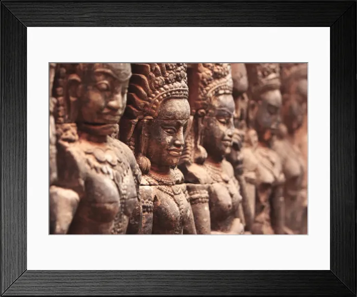 Framed Print : Terrace of the Leper King, Angkor, Cambodia Framed Print : Terrace of the Leper King, Angkor, Cambodia