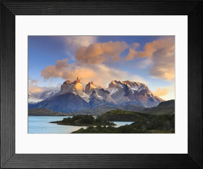 Framed Print : Chile, Patagonia, Torres del Paine National Park (UNESCO Site), Lake Pehoe Framed Print : Chile, Patagonia, Torres del Paine National Park (UNESCO Site), Lake Pehoe