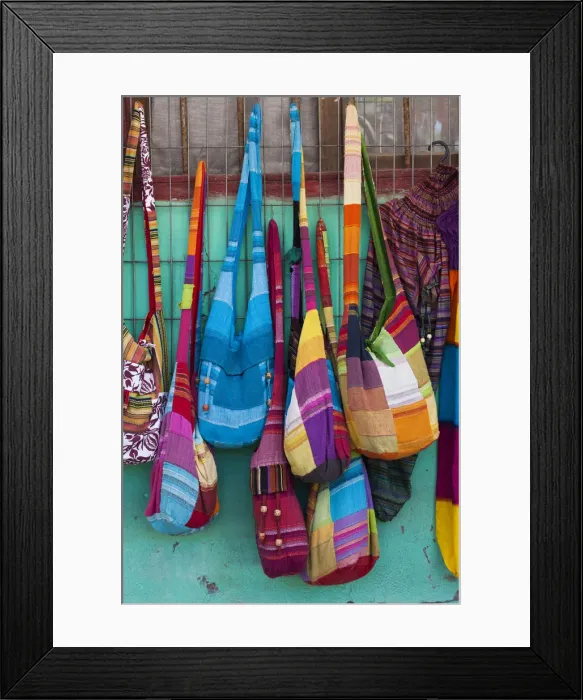 Framed Print : Chile, Pomaire, tourist town, souvenirs Framed Print : Chile, Pomaire, tourist town, souvenirs