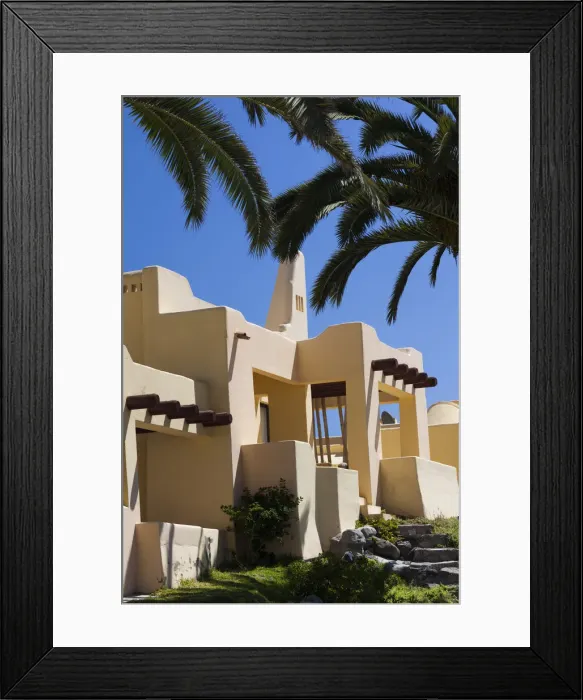 Framed Print : Chile, Las Tacas, beach resort, beach house Framed Print : Chile, Las Tacas, beach resort, beach house