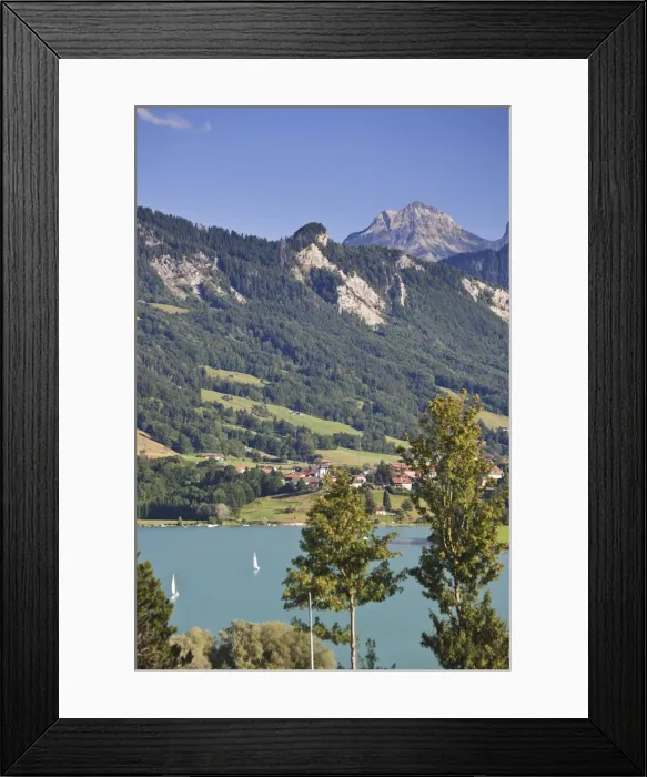 Framed Print : Switzerland, Canton of Fribourg, Gruyeres Lake Framed Print : Switzerland, Canton of Fribourg, Gruyeres Lake