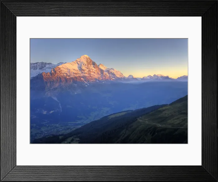 Framed Print : Switzerland, Bernese Oberland, Grindelwald, First, Mt Eiger Framed Print : Switzerland, Bernese Oberland, Grindelwald, First, Mt Eiger