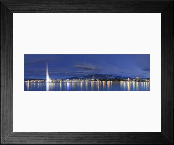Framed Print : Switzerland, Geneva, Lake Geneva / Lac Leman and Jet d Eau Fountain Framed Print : Switzerland, Geneva, Lake Geneva / Lac Leman and Jet d Eau Fountain