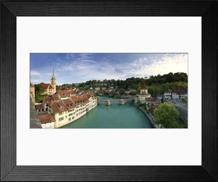 Framed Print : Switzerland, Bern, Old Town (UNESCO World Heritage Site) and Aare River Framed Print : Switzerland, Bern, Old Town (UNESCO World Heritage Site) and Aare River