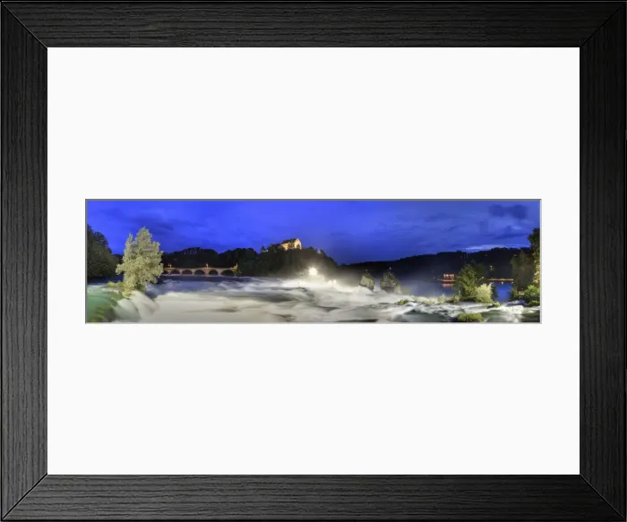 Framed Print : Switzerland, Schaffhausen, Rhine Falls / Rheinfall (Europe Largest) and Laufen Castle Framed Print : Switzerland, Schaffhausen, Rhine Falls / Rheinfall (Europe Largest) and Laufen Castle