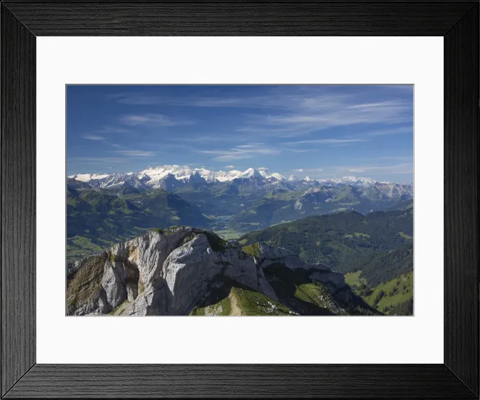 Framed Print : Berner Oberland mountains from Pilatus, Luzern Canton, Switzerland Framed Print : Berner Oberland mountains from Pilatus, Luzern Canton, Switzerland