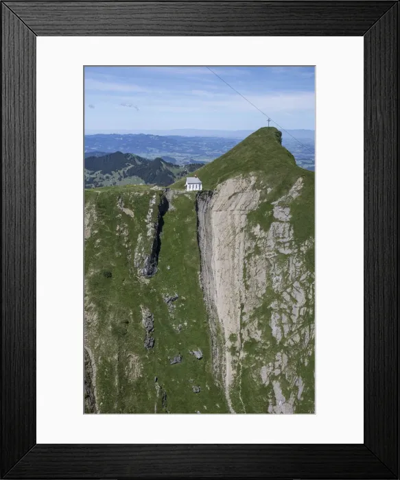 Framed Print : Chapel on Klimsenhorn near the summit of Pilatus, Luzern Canton, Switzerland Framed Print : Chapel on Klimsenhorn near the summit of Pilatus, Luzern Canton, Switzerland