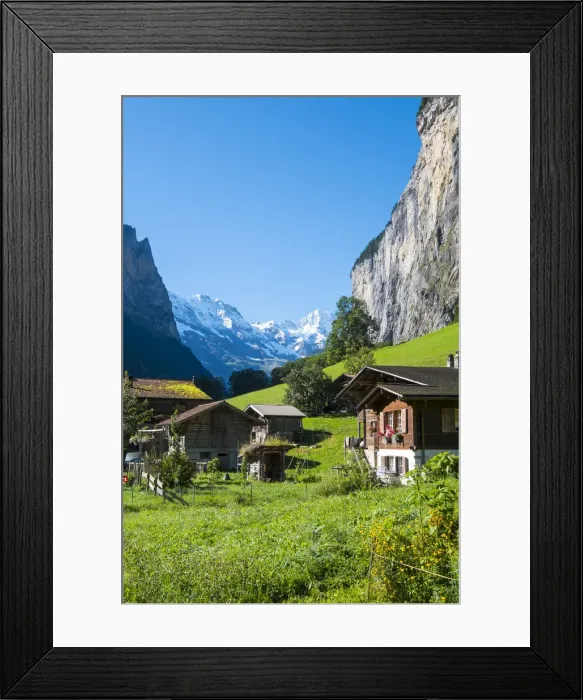 Framed Print : Lauterbrunnen, Berner Oberland, Switzerland