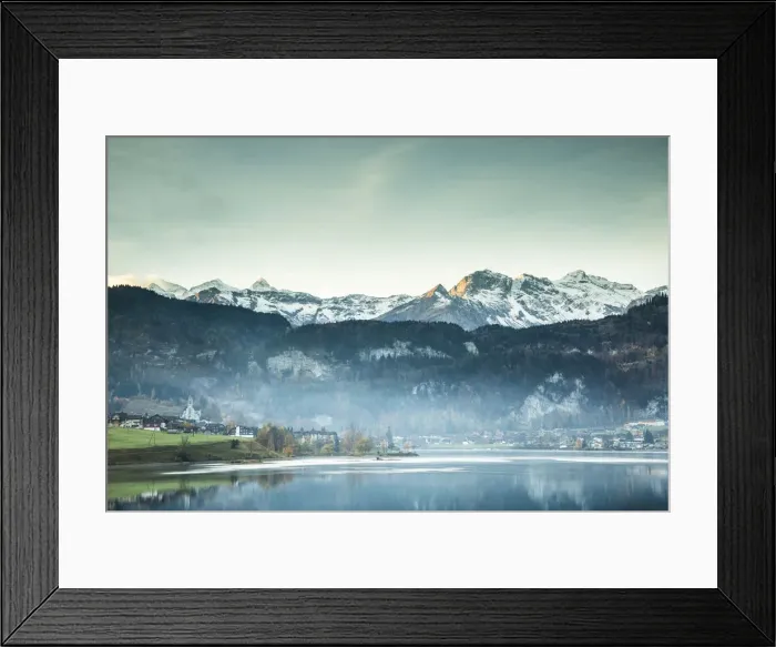Framed Print : Lake Lungern, Obwalden, Switzerland Framed Print : Lake Lungern, Obwalden, Switzerland