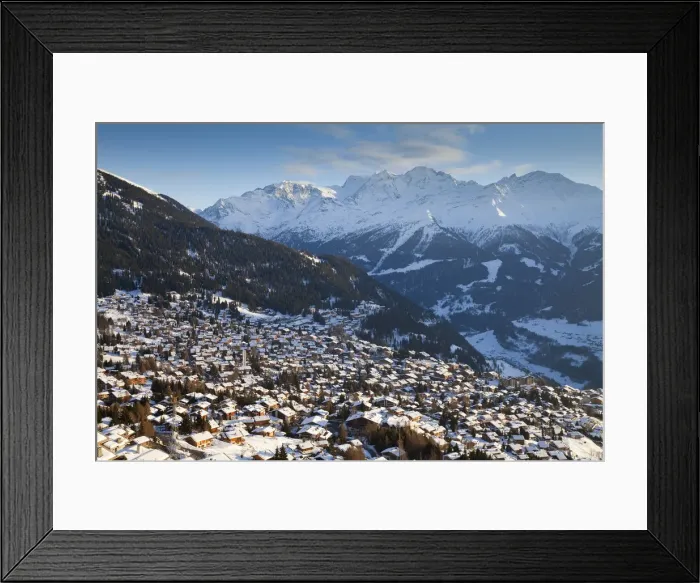 Framed Print : Verbier, Valais, Four Valleys region, Bernese Alps, Switzerland Framed Print : Verbier, Valais, Four Valleys region, Bernese Alps, Switzerland