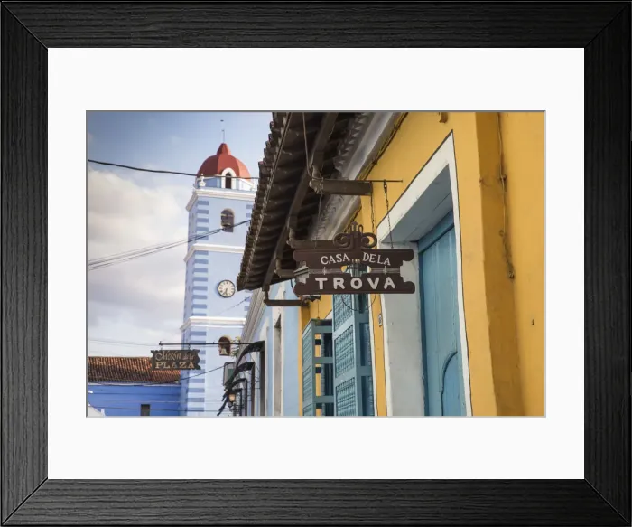 Framed Print : Cuba, Sancti Spiritus, Sancti Spiritus, Casa del Trova Framed Print : Cuba, Sancti Spiritus, Sancti Spiritus, Casa del Trova
