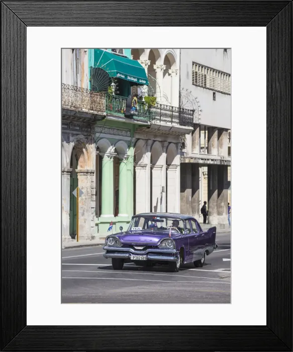 Framed Print : Cuba, Havana, Paseo del Prado - The Prado, Classic America Dodge car Framed Print : Cuba, Havana, Paseo del Prado - The Prado, Classic America Dodge car