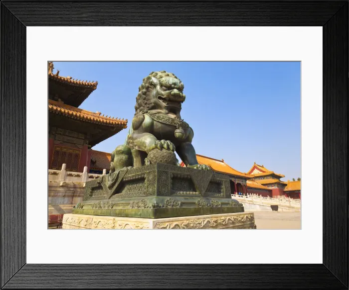 Framed Print : China, Beijing, Tiananmen Square, The Forbidden City Framed Print : China, Beijing, Tiananmen Square, The Forbidden City