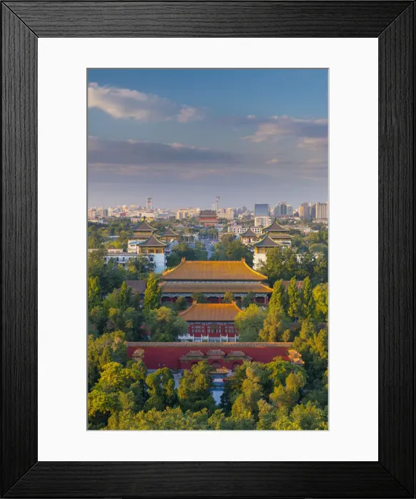 Framed Print : China, Beijing, Jingshan Park Framed Print : China, Beijing, Jingshan Park