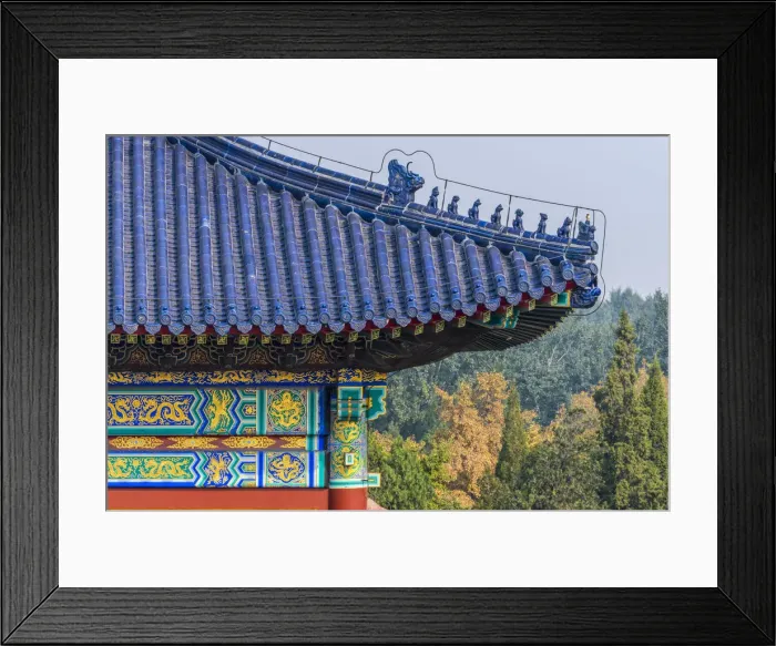 Framed Print : China, Beijing, Tiantan Park, Temple of Heaven, Hall of Prayer for Good Harvests