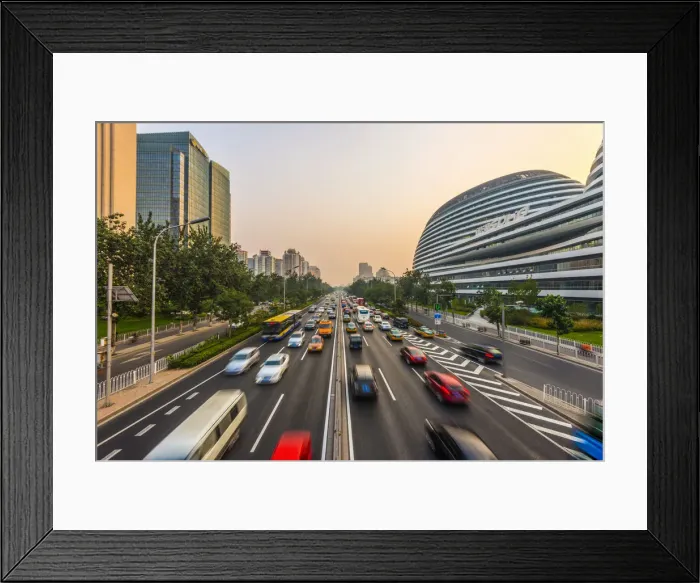 Framed Print : China, Beijing, Chaoyangmen South Street, Galaxy SOHO by architect Zaha Hadid Framed Print : China, Beijing, Chaoyangmen South Street, Galaxy SOHO by architect Zaha Hadid