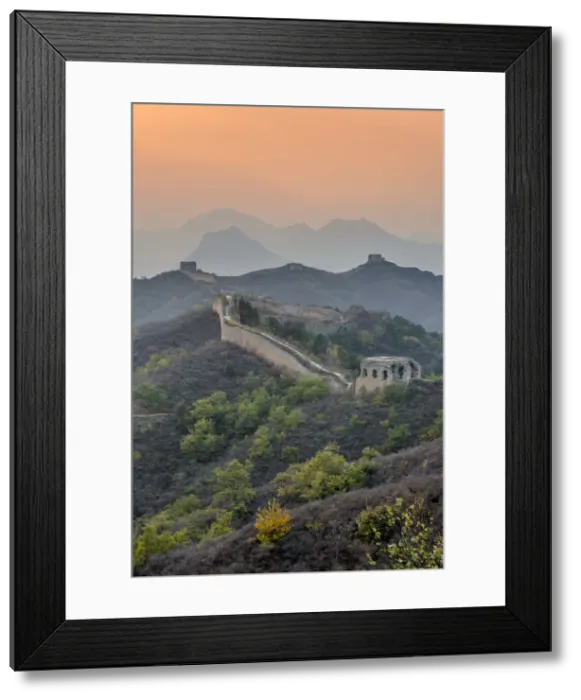 Framed Print : China, Beijing Municipality, Miyun County, Great Wall of China (UNESCO World Heritage Framed Print : China, Beijing Municipality, Miyun County, Great Wall of China (UNESCO World Heritage