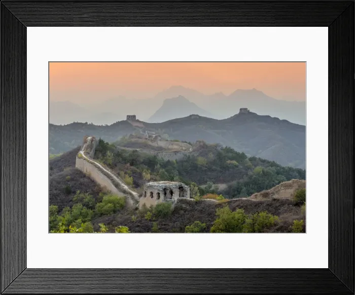 Framed Print : China, Beijing Municipality, Miyun County, Great Wall of China (UNESCO World Heritage Framed Print : China, Beijing Municipality, Miyun County, Great Wall of China (UNESCO World Heritage