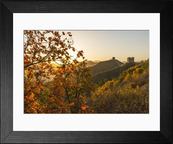 Framed Print : China, Hebei Province, Luanping County, Jinshanling, Great Wall of China (UNESCO World Framed Print : China, Hebei Province, Luanping County, Jinshanling, Great Wall of China (UNESCO World