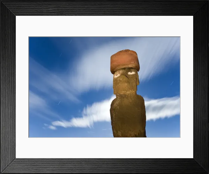 Framed Print : South America, Chile, Rapa Nui, Isla de Pascua (Easter Island), Moai statue Ahu Ko Framed Print : South America, Chile, Rapa Nui, Isla de Pascua (Easter Island), Moai statue Ahu Ko
